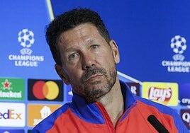 Simeone: «Estoy agradecido a Courtois por lo que hizo en el Atlético»