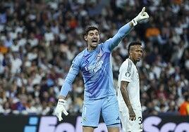 Luces y sombras del Real Madrid, que pierde a Rodrygo y a Courtois para el clásico