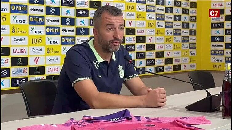 Diego Martínez analiza el encuentro de la UD Las Palmas contra el Girona