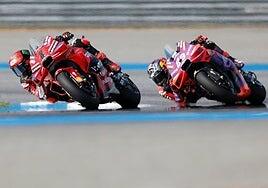 Victoria de Bastianini al sprint y de Martín frente a Bagnaia