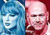 Taylor Swift, otra señora con gato, contra Dana White, experto en tíos duros