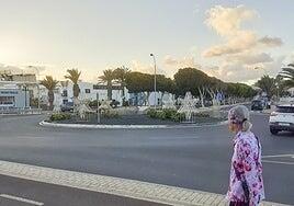 Primeras luces navideñas en Arrecife