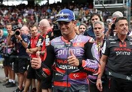 Jorge Martín acaricia el Mundial y se acuerda de Valencia