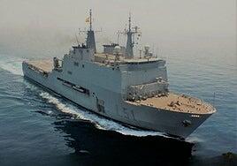 Así es el buque Galicia de la Armada que llega a Valencia: ayudó en el huracán Mitch y en la limpieza del Prestige