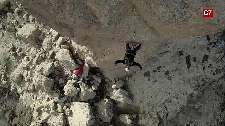 El Roque Nublo, a vista de dron