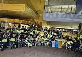 Bomberos de Fuerteventura inician los primeros relevos del dispositivo canario en Valencia