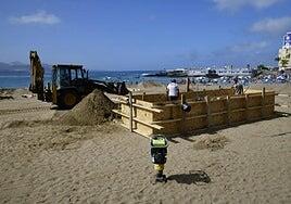 Las Canteras ya se prepara para acoger su belén