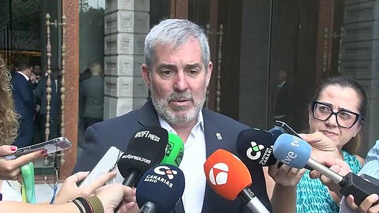 Fernando Clavijo, sobre la solicitud a Europa de la ayuda por parte del Estado