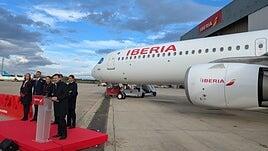 Iberia estrena el primer avión de pasillo único que cruzará el Atlántico desde España