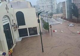 La DANA provoca en Málaga inundaciones y el corte del AVE con una alerta que se mantiene este jueves