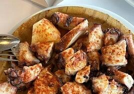 De los mariscos, el pulpo