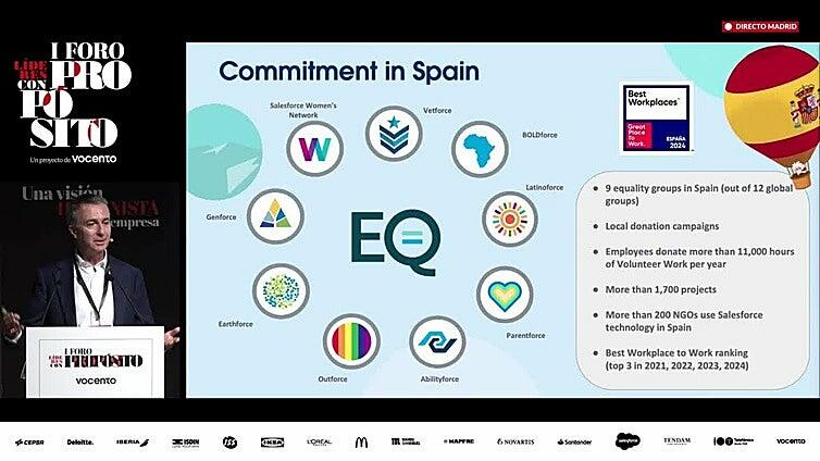 Enrique Polo De Lara, director general de Salesborce Iberia: «En ocasiones, el propósito, que es nuestra guía, nos obliga a hacer renuncias»