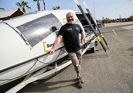 Remando el Atlántico con una sola pierna y contra las cicatrices de la guerra