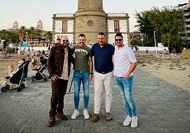 Ángel López y Gabriel Domínguez graban su nuevo videoclip en Maspalomas