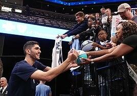Nueva actuación estelar de Santi Aldama en la NBA