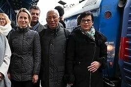 La nueva UE se estrena con un viaje simbólico a Ucrania