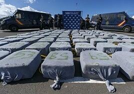 Operación Inferno: 3.551 kilos de coca con un valor de 124 millones de euros