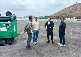 Remodelación del campo de fútbol de Yaiza, lista a final de mes