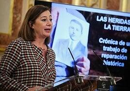 Armengol llama a «blindarse» frente a quienes quieren derogar la ley de memoria