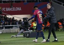 La lesión de Lamine Yamal agrava los males del Barça