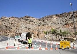 Luz verde al túnel para reabrir la GC-500 entre Mogán y Taurito