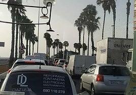 La GC-1, protagonista de un importante colapso por una colisión múltiple