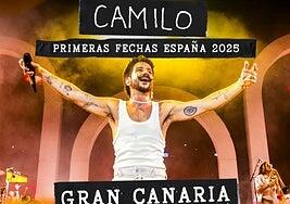 Camilo dará un concierto en el Gran Canaria Arena en agosto de 2025