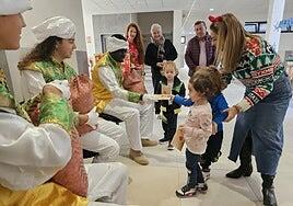 Pajes reales en el cole de El Castillo por primera vez