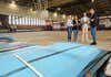 El pabellón municipal de Corralejo estrena nuevo pavimento