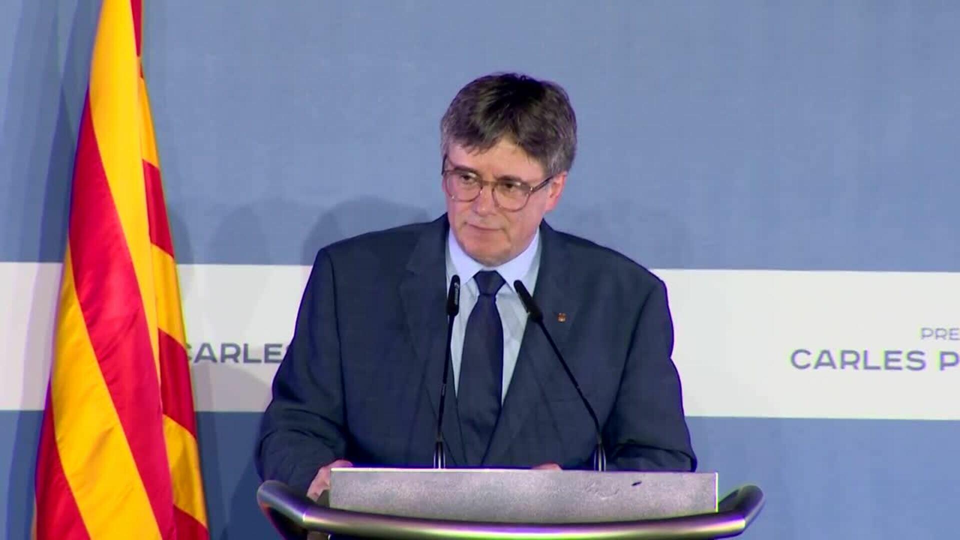 Puigdemont renuncia a las elecciones europeas para focalizarse en la autodeterminación catalana