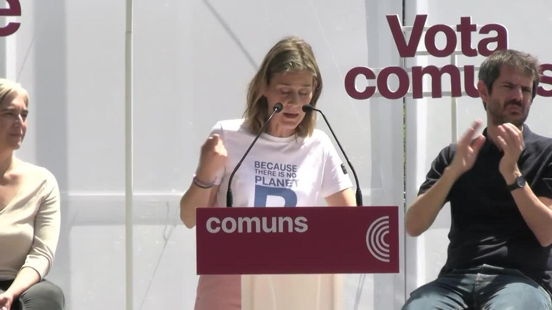 Albiach (Comuns) ve a Illa como líder "de una cementera" y no un partido socialdemócrata