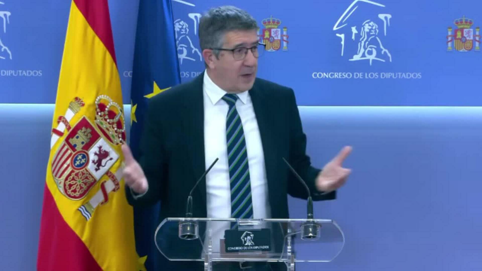 Patxi López admite que la izquierda debe "desescalar la violencia verbal" pero PP y Vox "más"