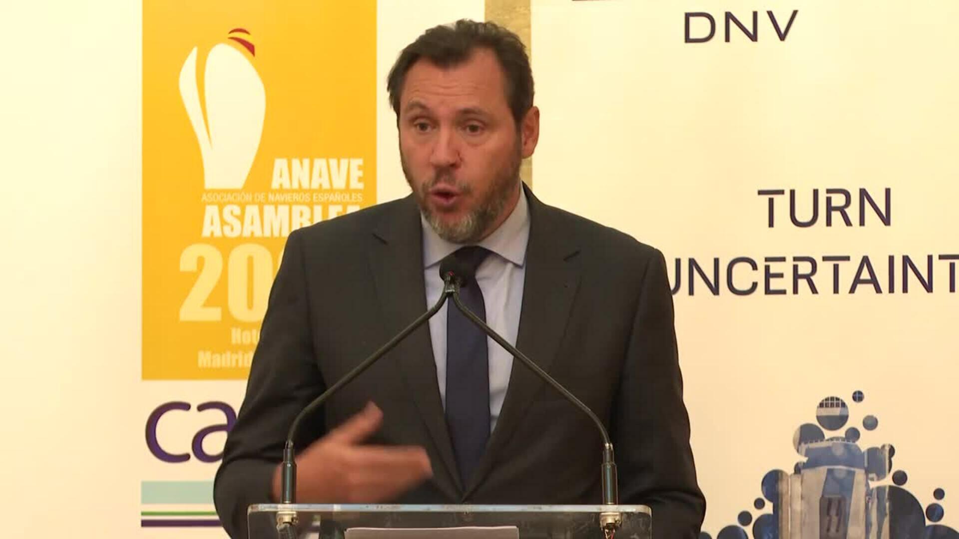 Óscar Puente anuncia que llevará al Consejo de Ministros una reforma del sector marítimo