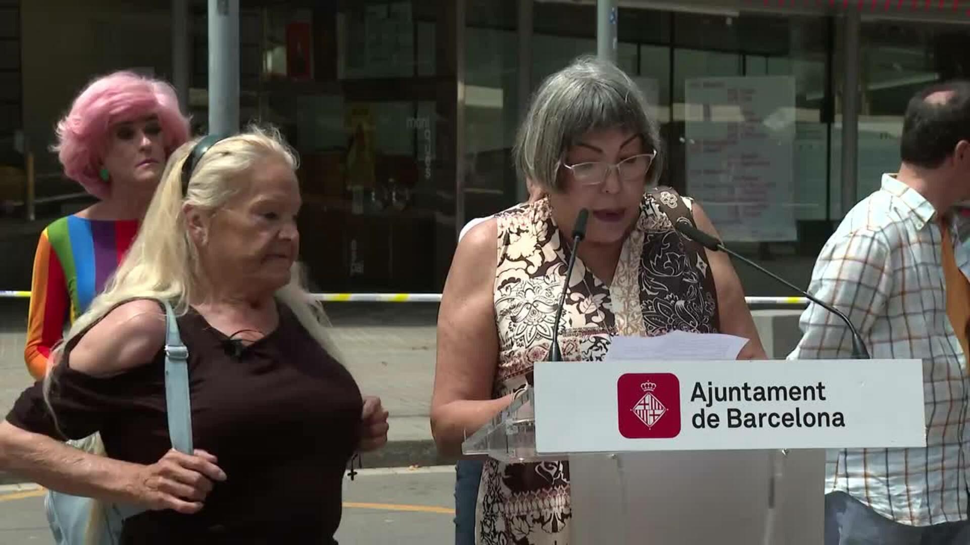 Barcelona recuerda la primera manifestación LGTBI de España en La Rambla (Barcelona)