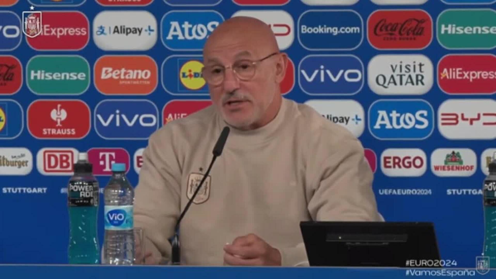 Luis de la Fuente: "A estos niveles el factor campo no creo que influya demasiado"