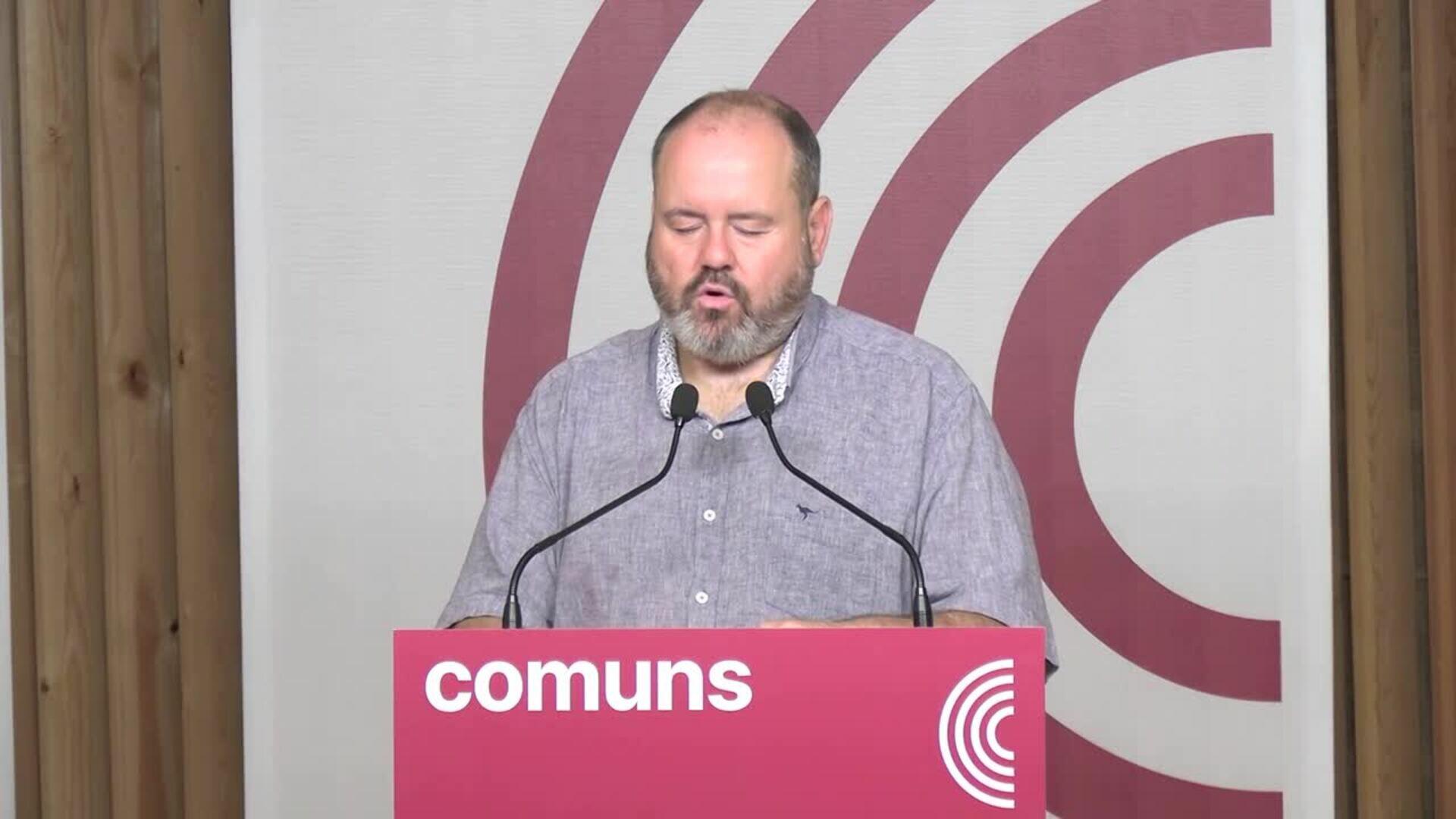 Mena (Comuns) reivindica que las elecciones francesas dan "esperanza al conjunto de Europa"