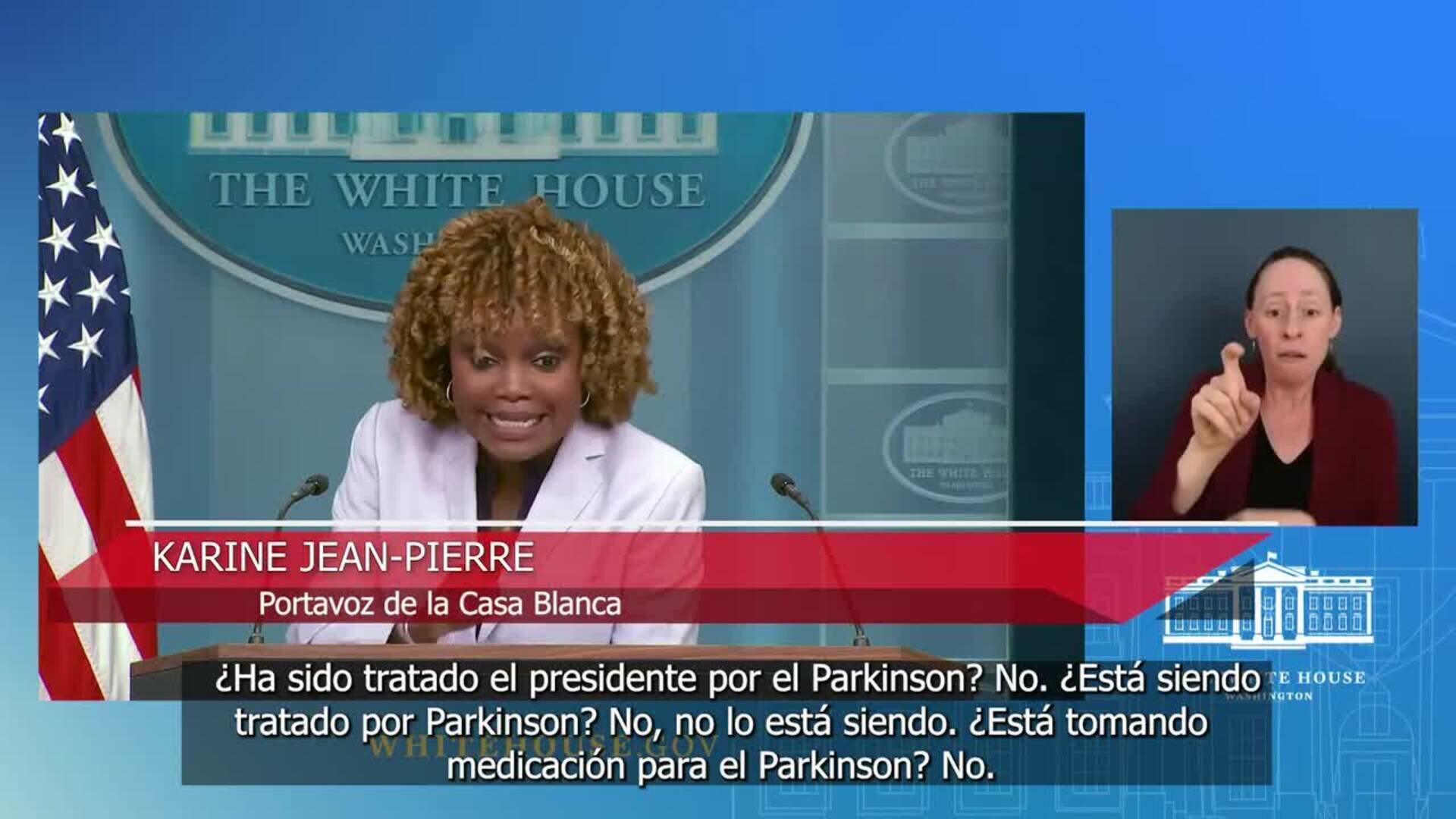 Casa Blanca publica carta del médico de Biden ante las especulaciones sobre Parkinson