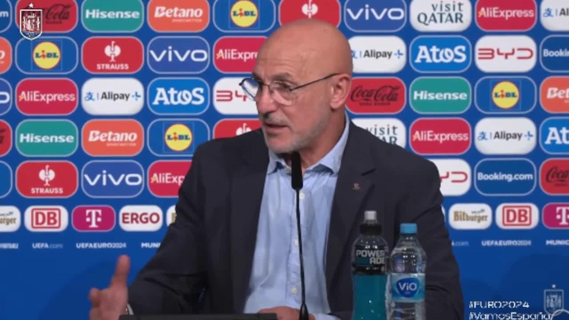 Luis de la Fuente: "Ha sido una exhibición, este equipo es insaciable"