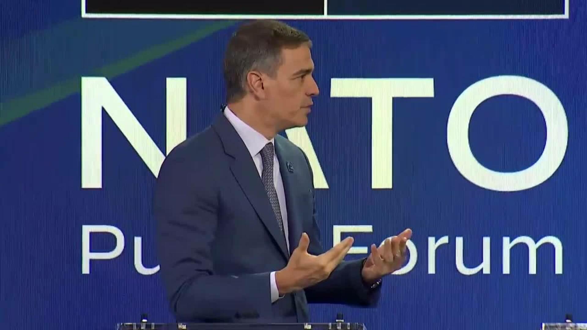 Sánchez ve irreversible la entrada de Ucrania en la OTAN