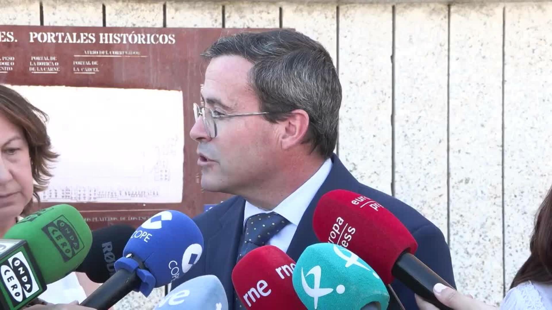 Gallardo lamenta que el registro de la Diputación de Badajoz no se haya hecho con "sigilo"