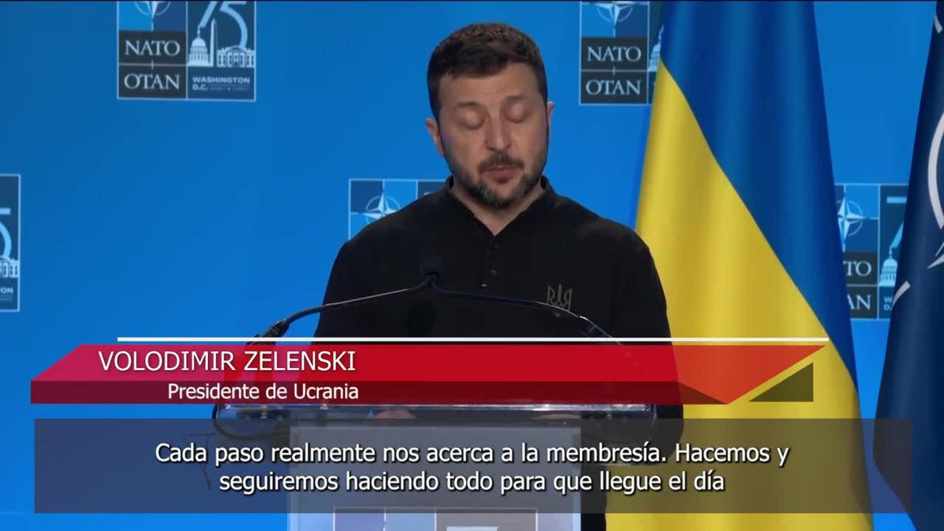 La OTAN refuerza su compromiso con Ucrania y Zelenski espera que el país sea invitado