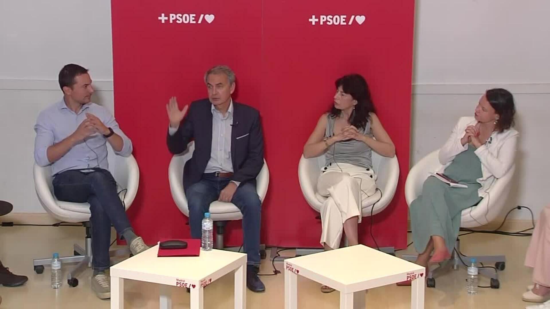 Zapatero dice que "España tuvo menores no acompañados" refiriéndose a niños de la guerra civil