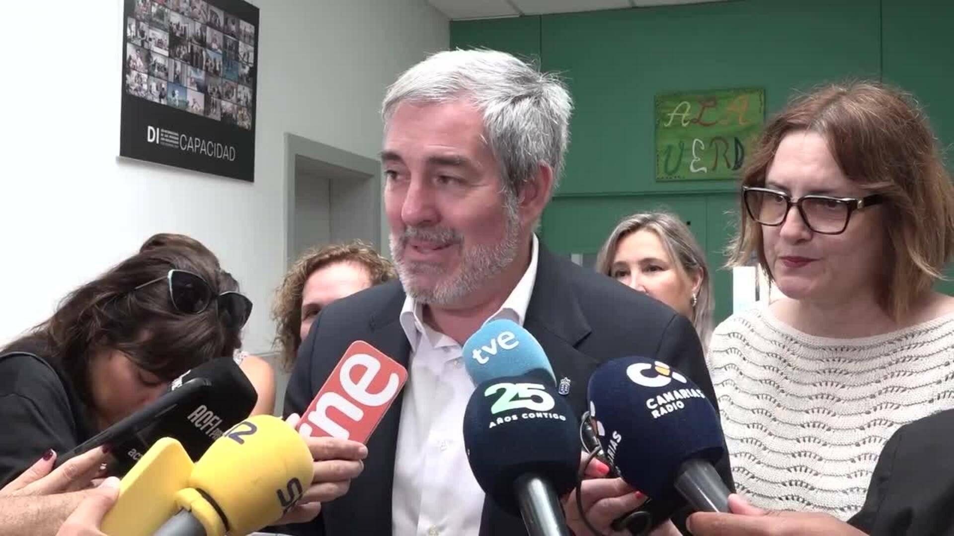 Clavijo ve con "orgullo" en triunfo de Pedri y Ayoze en la Eurocopa: "En Canarias hay talento"