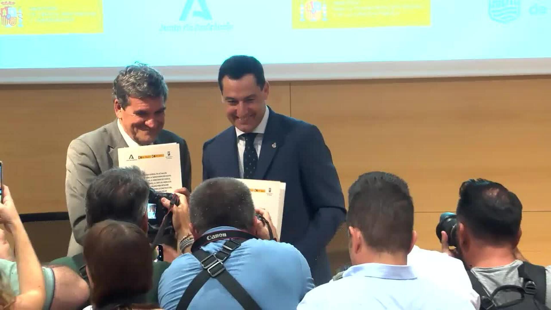 Gobierno, Junta y Ayuntamiento firman el acuerdo para implantar el centro IMEC en Málaga