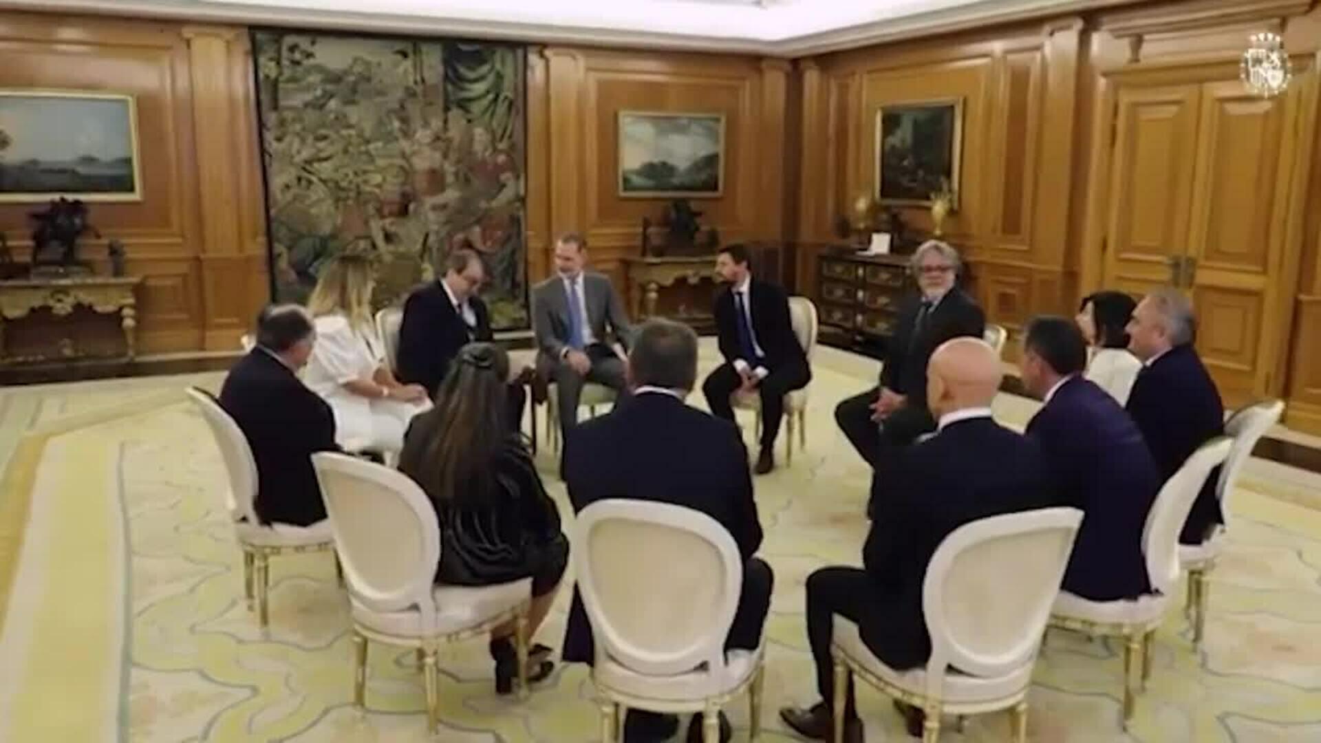 El Rey recibe en audiencia a la Fundación Fernando Núñez