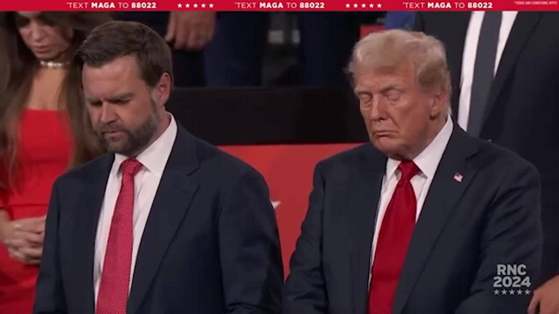 Trump cierra la Convención Nacional Republicana en Milwaukee