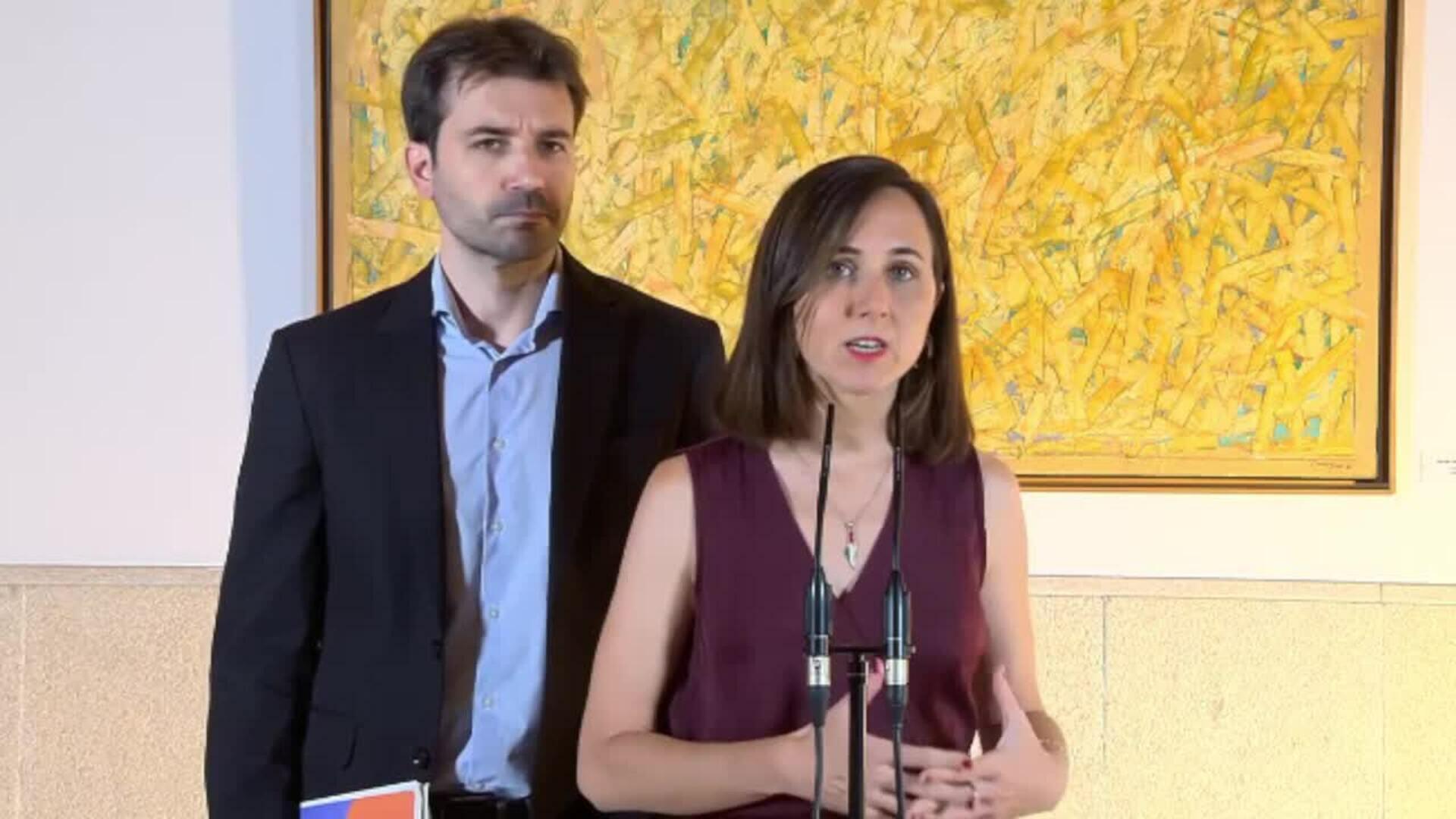 Podemos dice que no apoyará el decreto anticrisis si PSOE no mantiene el bono social eléctrico