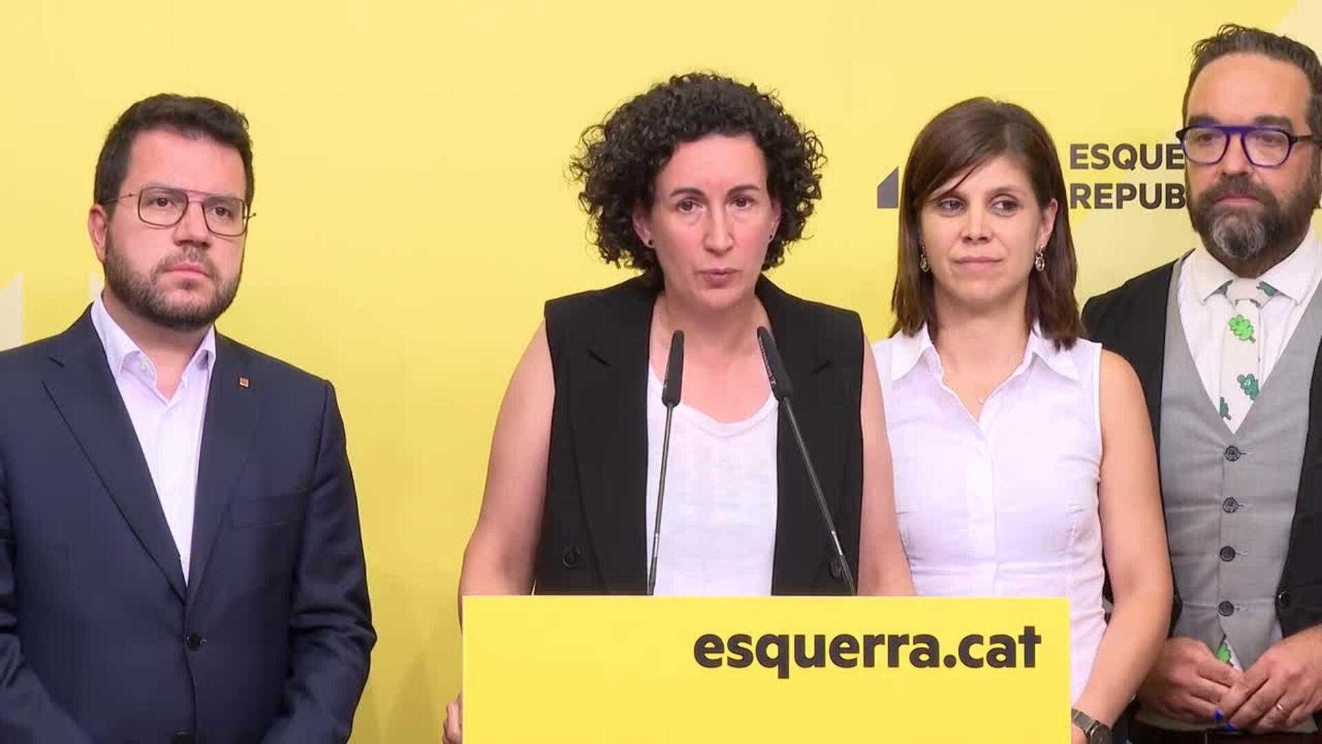 ERC anuncia que investirá a Illa con un "sí vigilante"