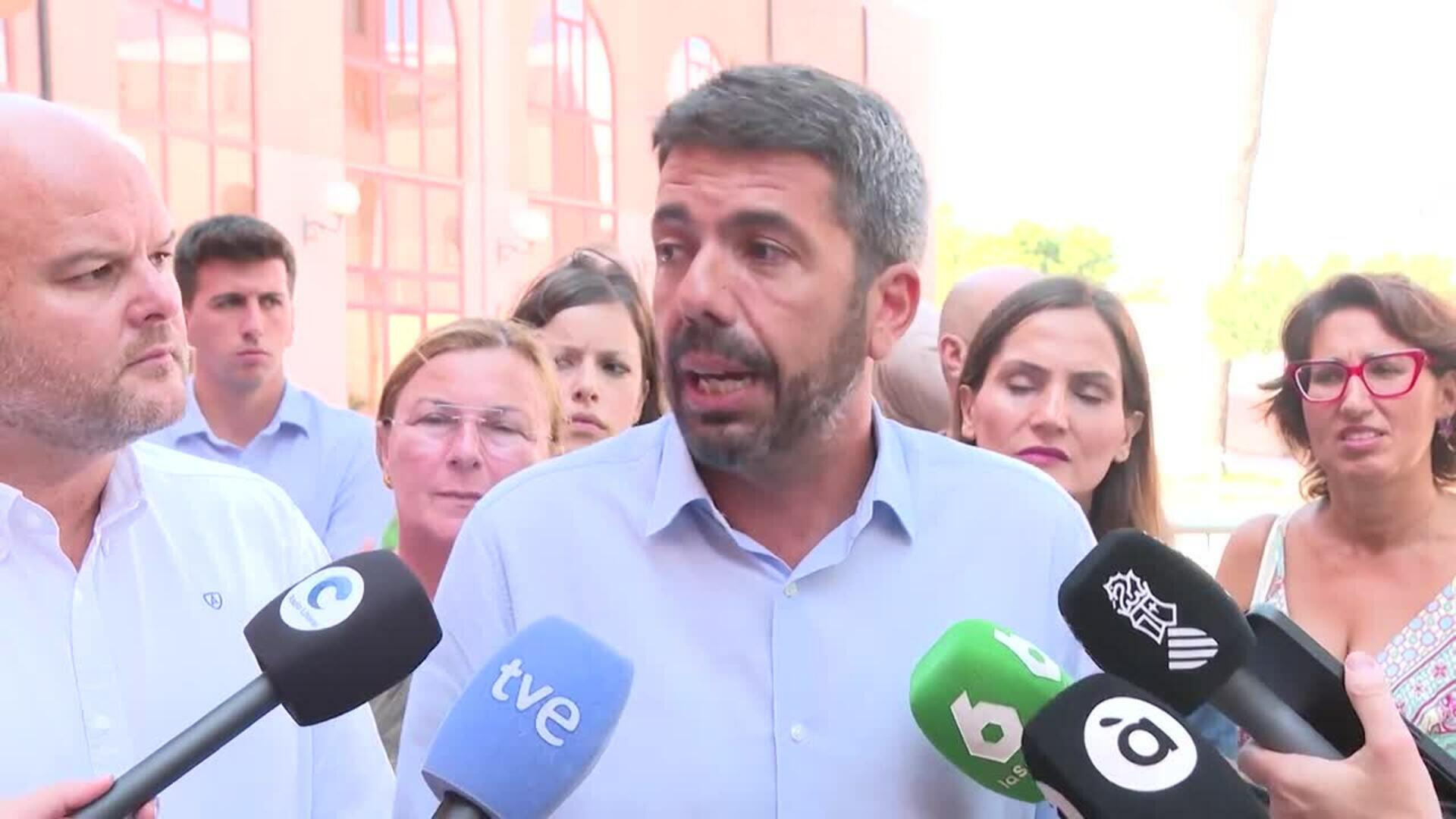 Mazón anuncia la ampliación de la depuradora de Teulada por 8 millones para duplicar el agua