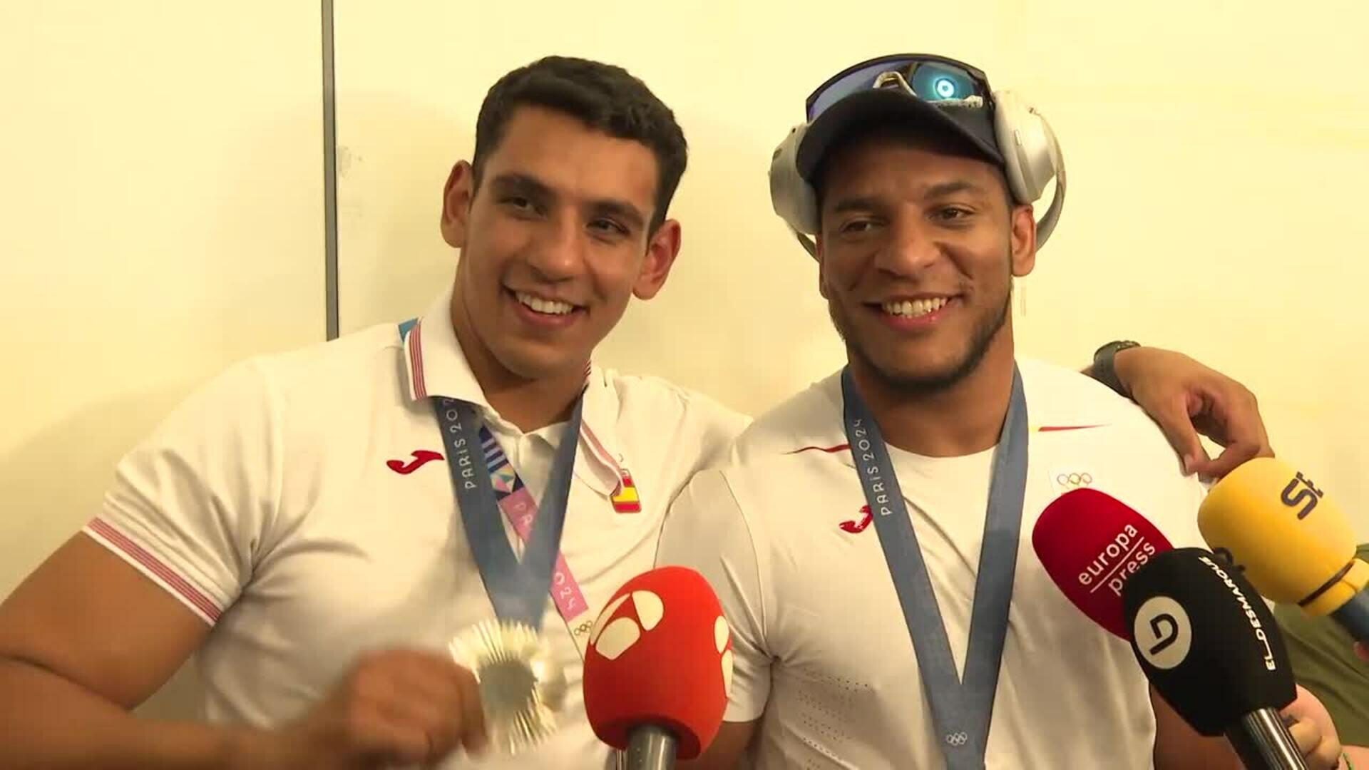 Ayoub Ghadfa y Enmanuel Reyes Pla afirman que el boxeo español está "arriba"